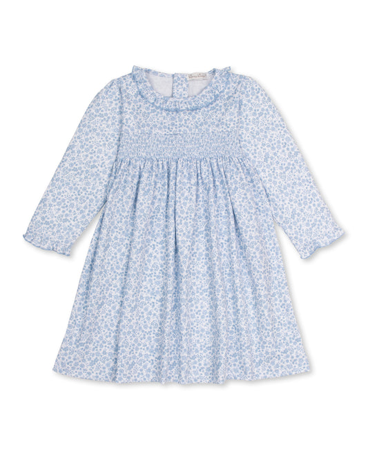 Fall Blooms Smocked Dress