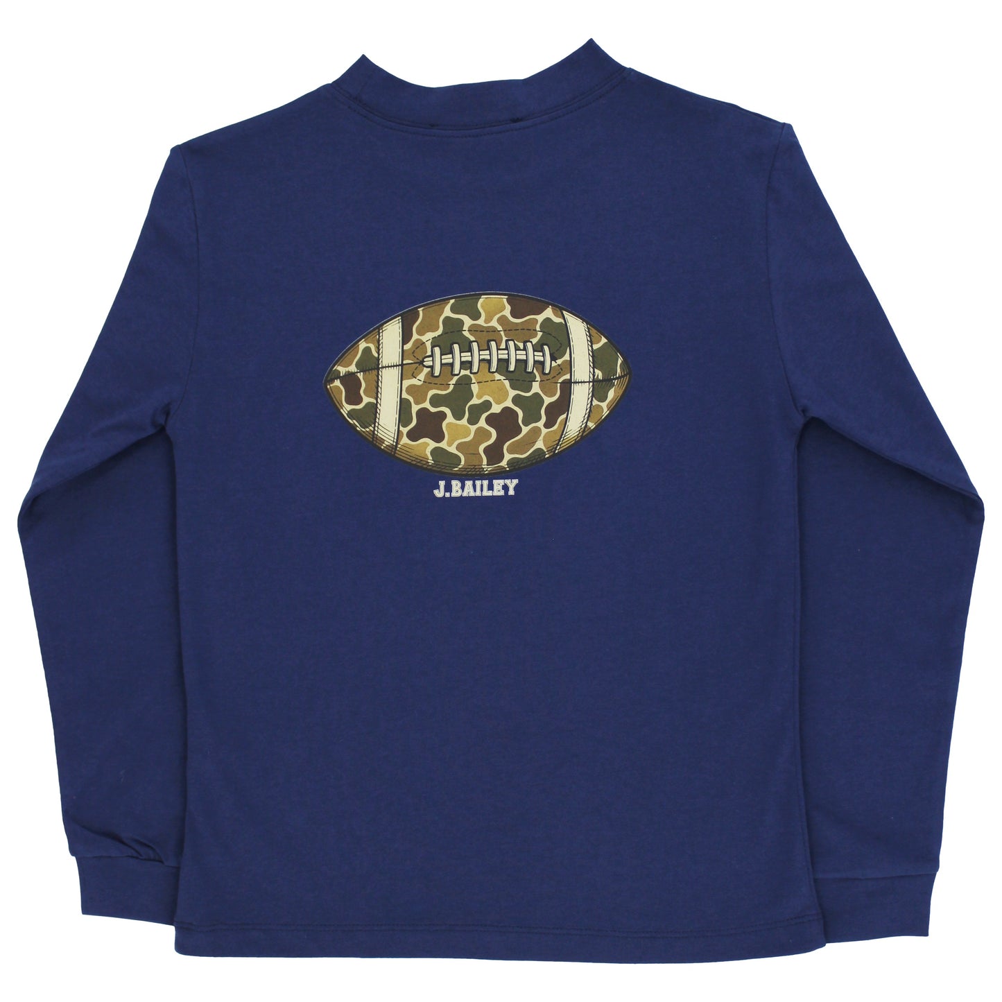 Camo Football Logo Tee