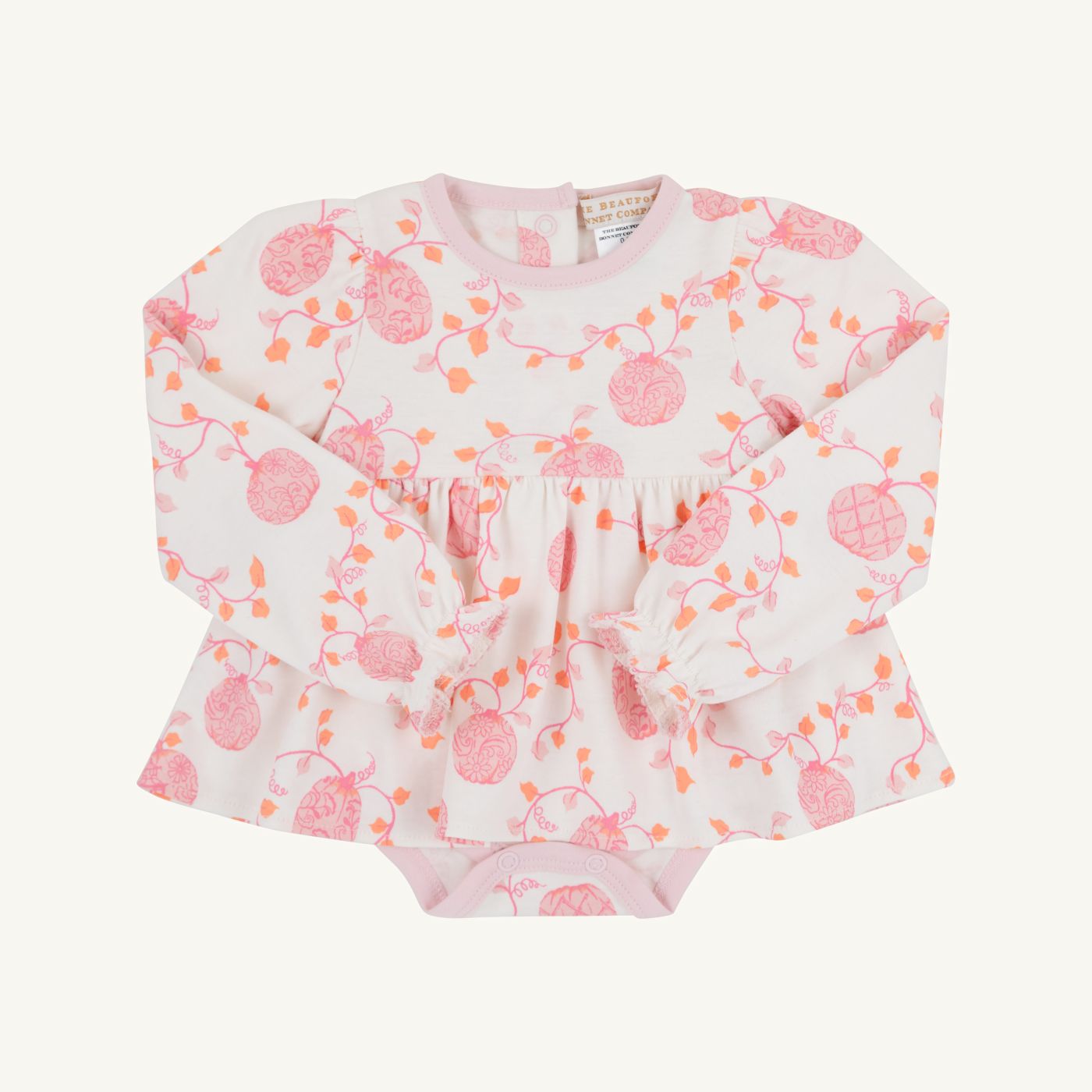 Long Sleeve Daisy Diaper Cover Dress