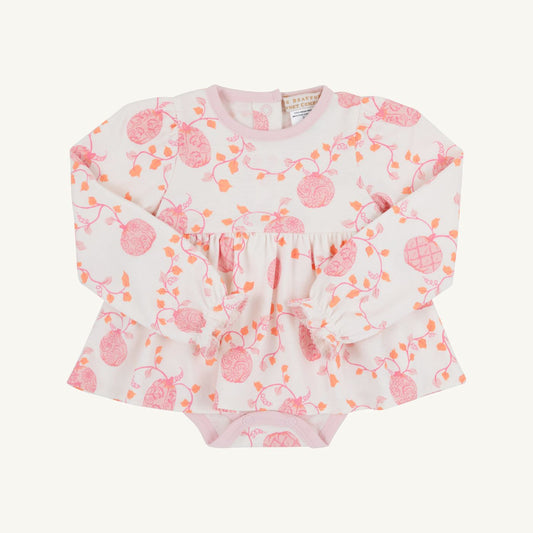 Long Sleeve Daisy Diaper Cover Dress