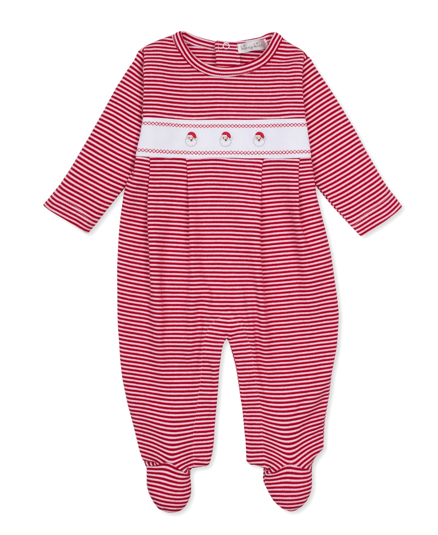 Holiday Treasures Stripe Footie