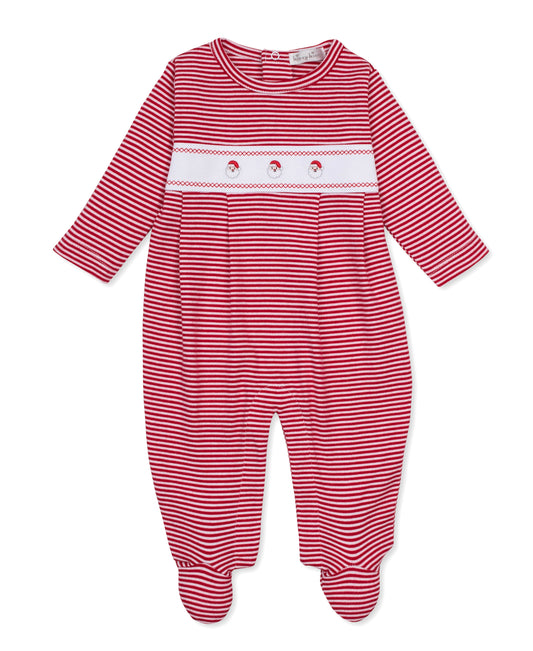 Holiday Treasures Stripe Footie