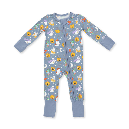 Halloween Monster Zip Romper