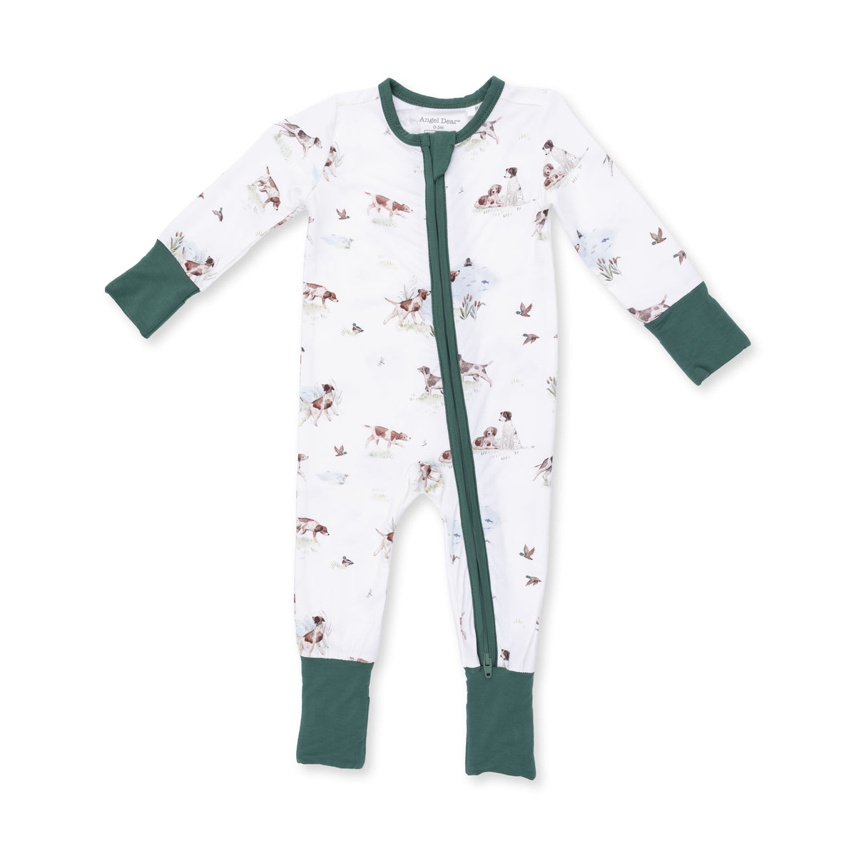 Pointer Pups & Duck Buddies Zip Romper