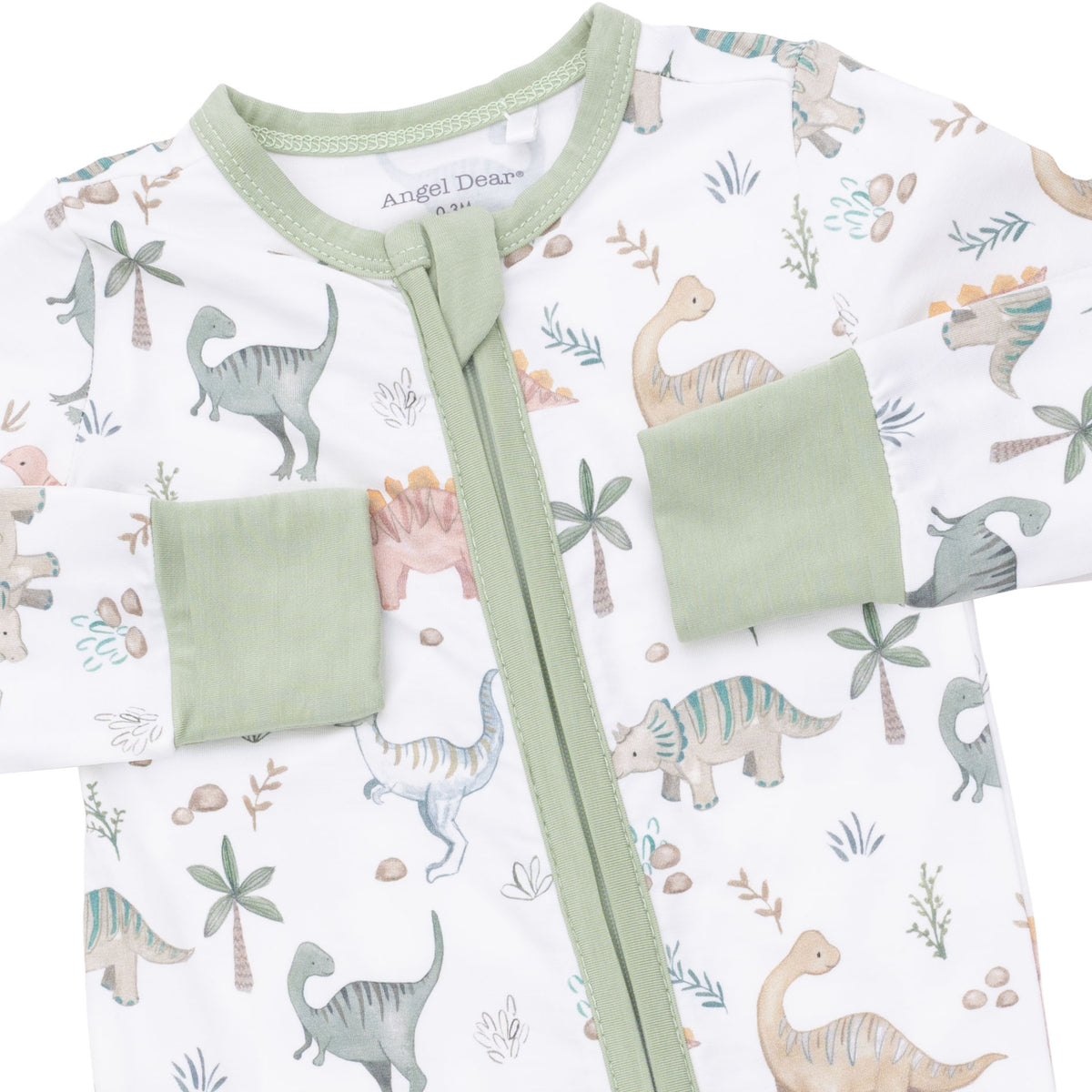 Sweet Baby Dino Zip Romper