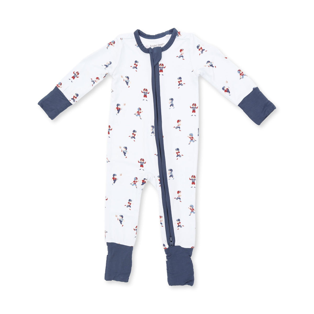 Tiny Footballers Zip Romper