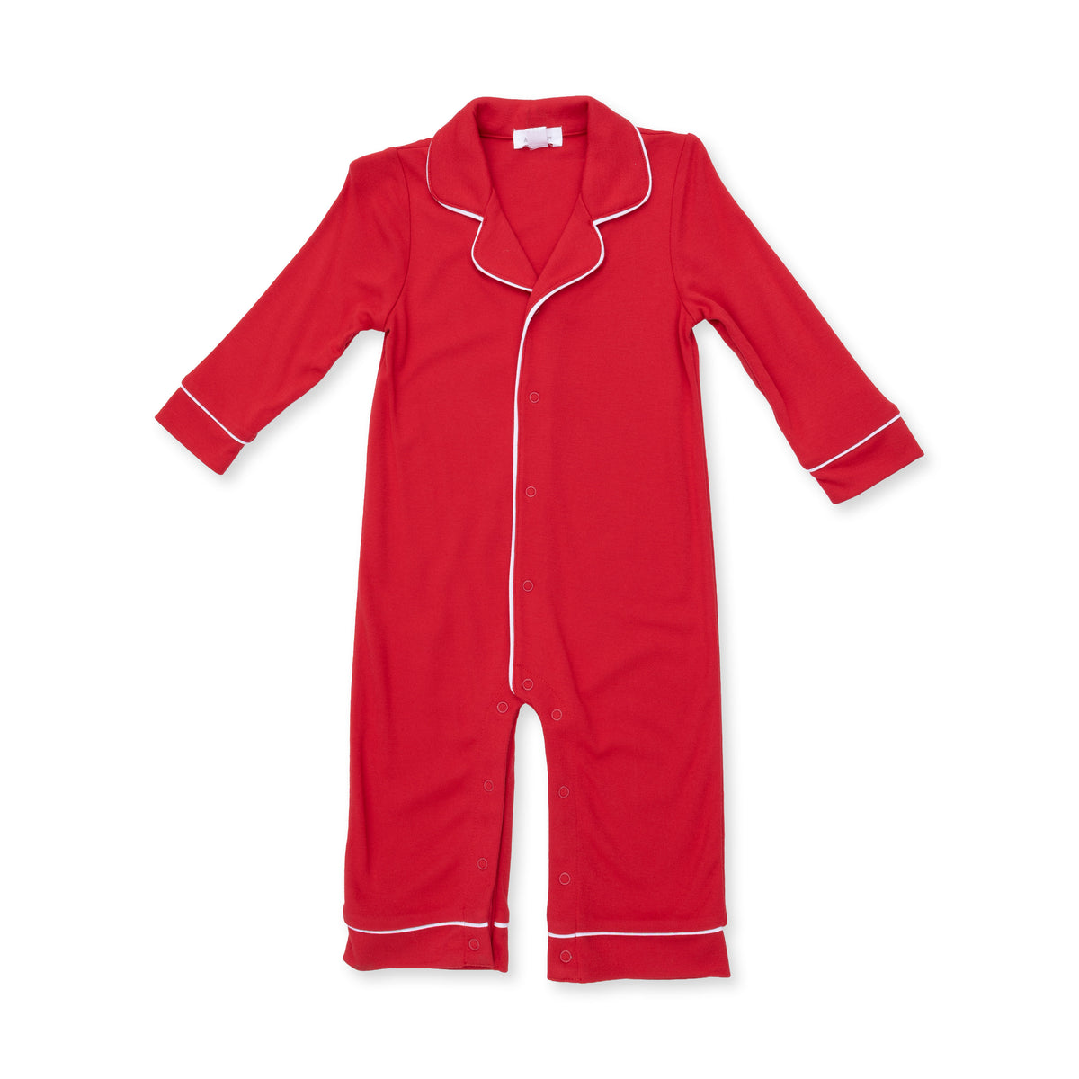 Ribbon Red Boys Romper