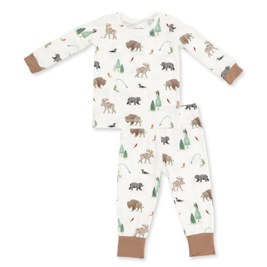 Northern Woodland Animals PJ Set