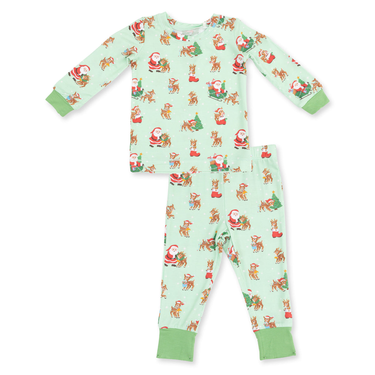 Vintage Reindeer & Santa PJ Set