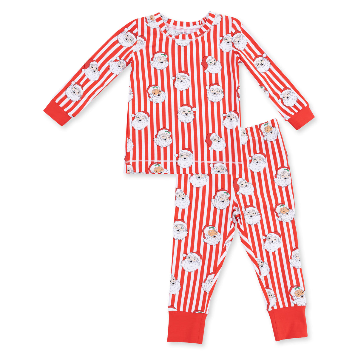 Vintage Santa Stripe PJ Set