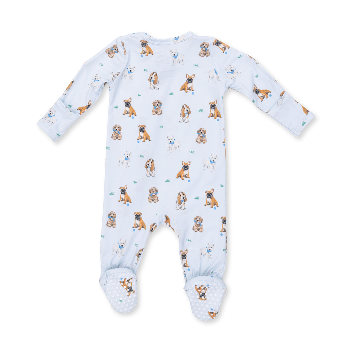Bestie Dogs Zipper Footie