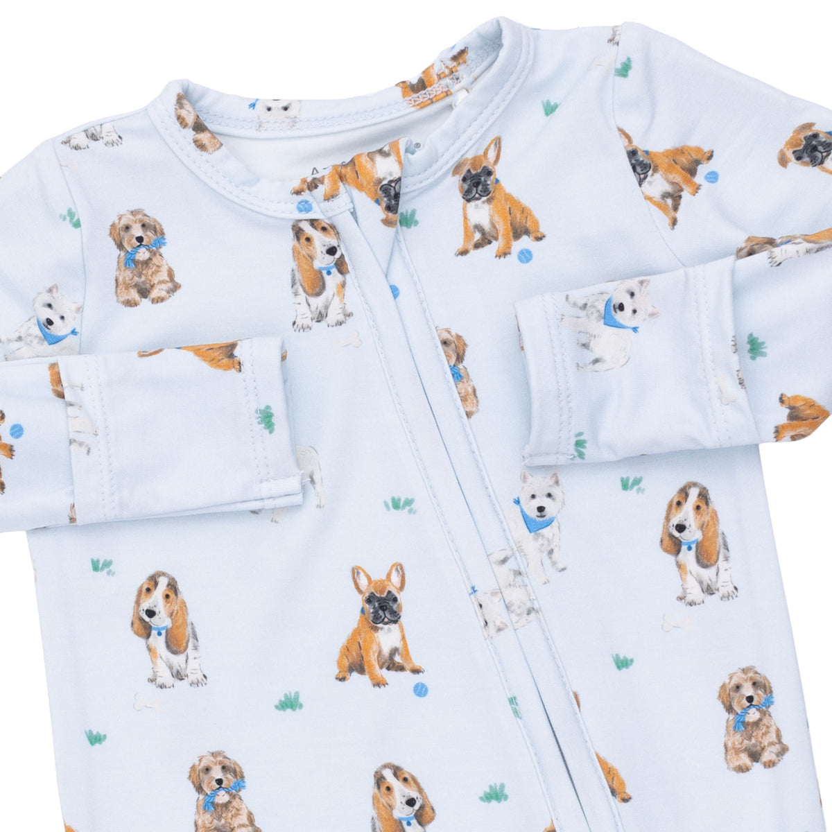 Bestie Dogs Zipper Footie