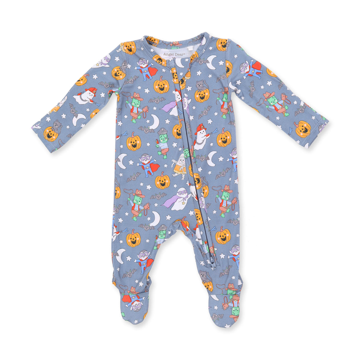 Halloween Monster Zip Footie
