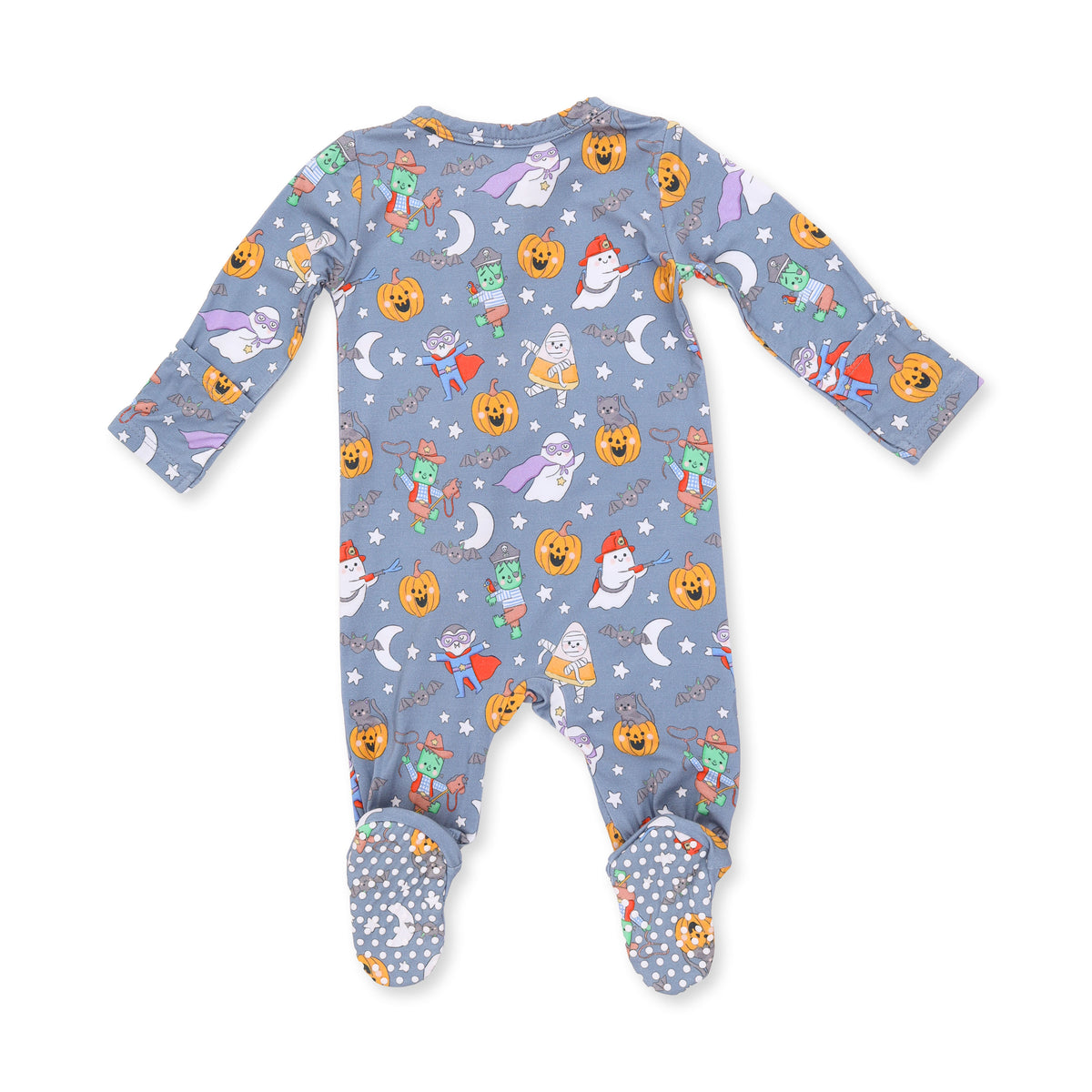 Halloween Monster Zip Footie