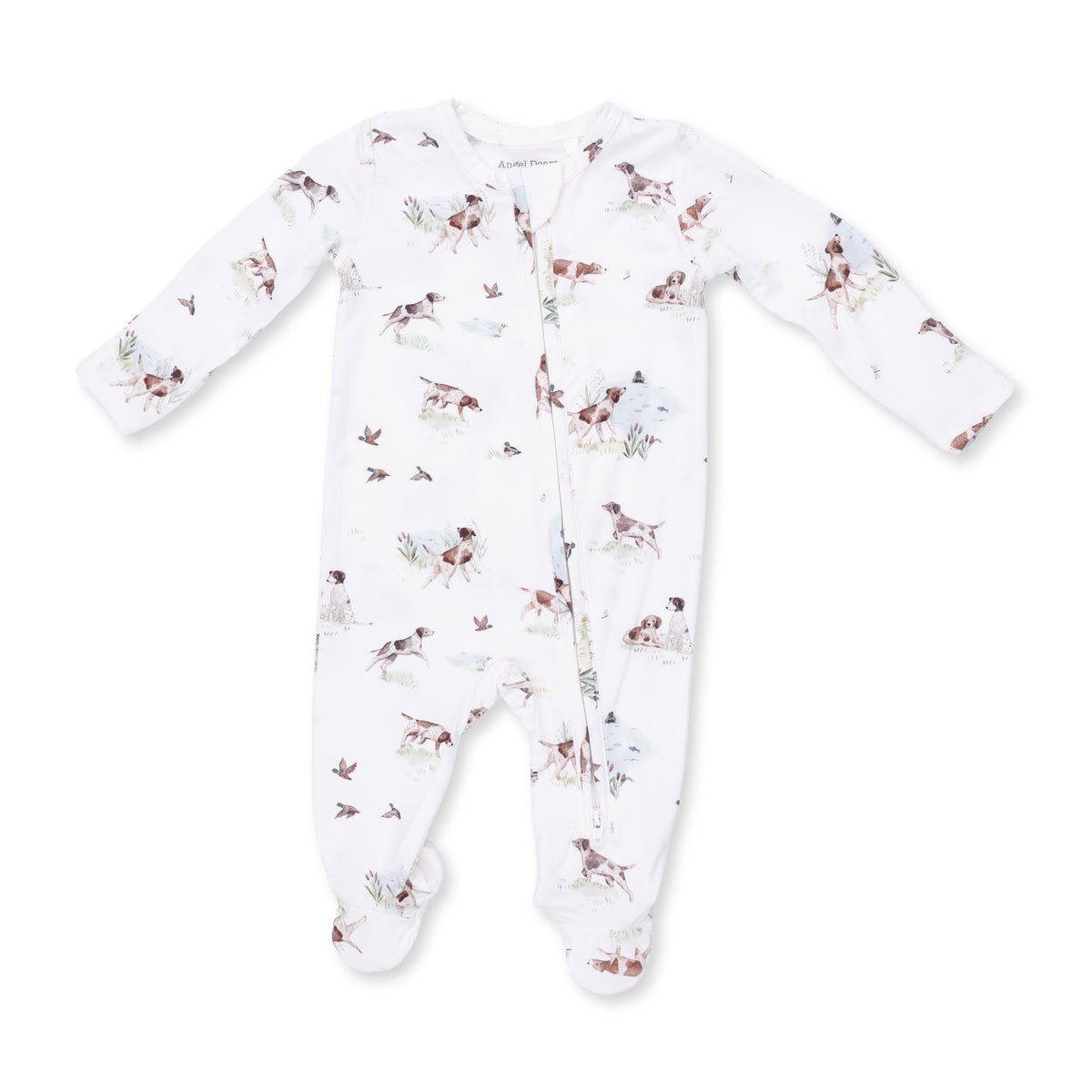 Pointer Pups & Duck Buddies Zip Footie