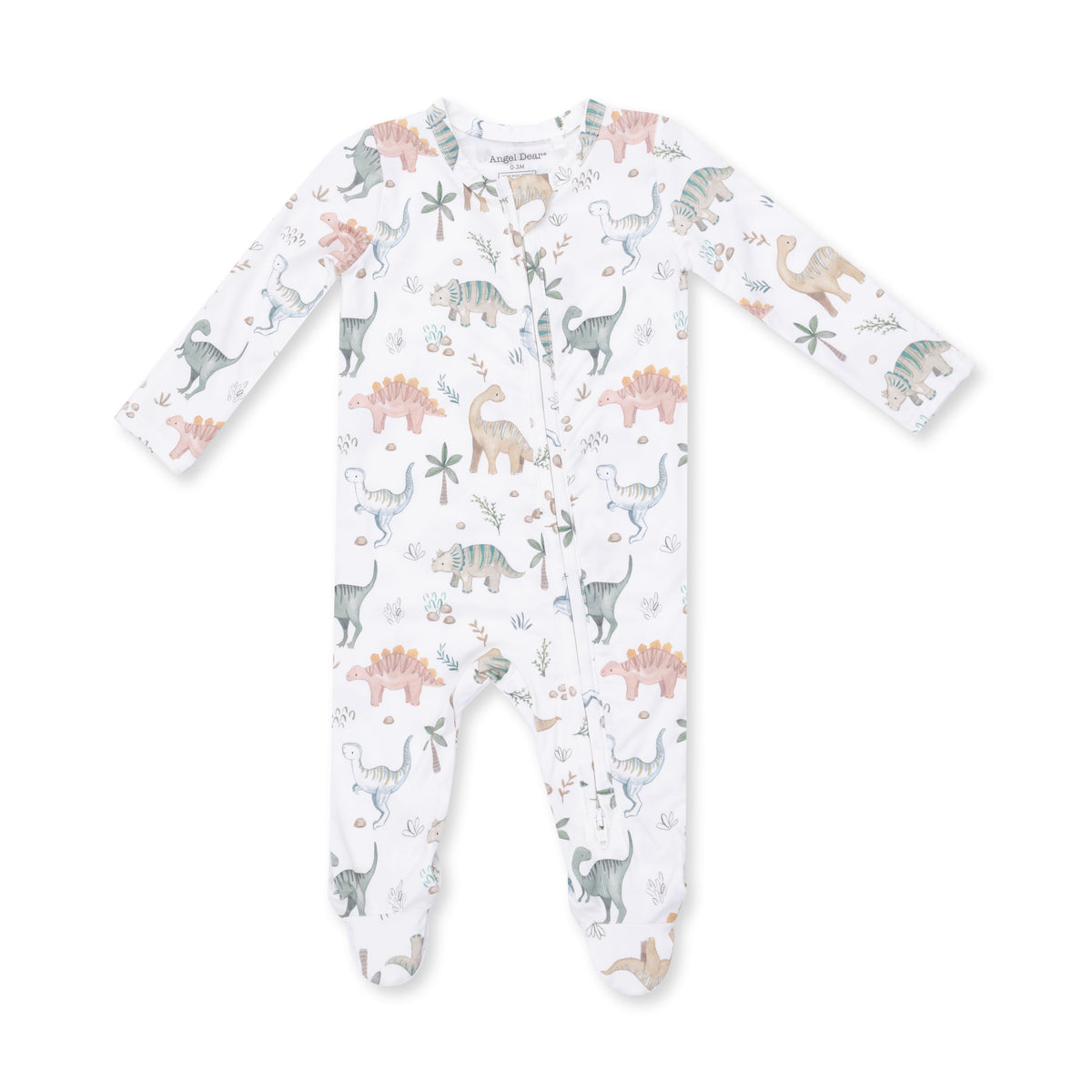 Sweet Baby Dinos Zip Footie
