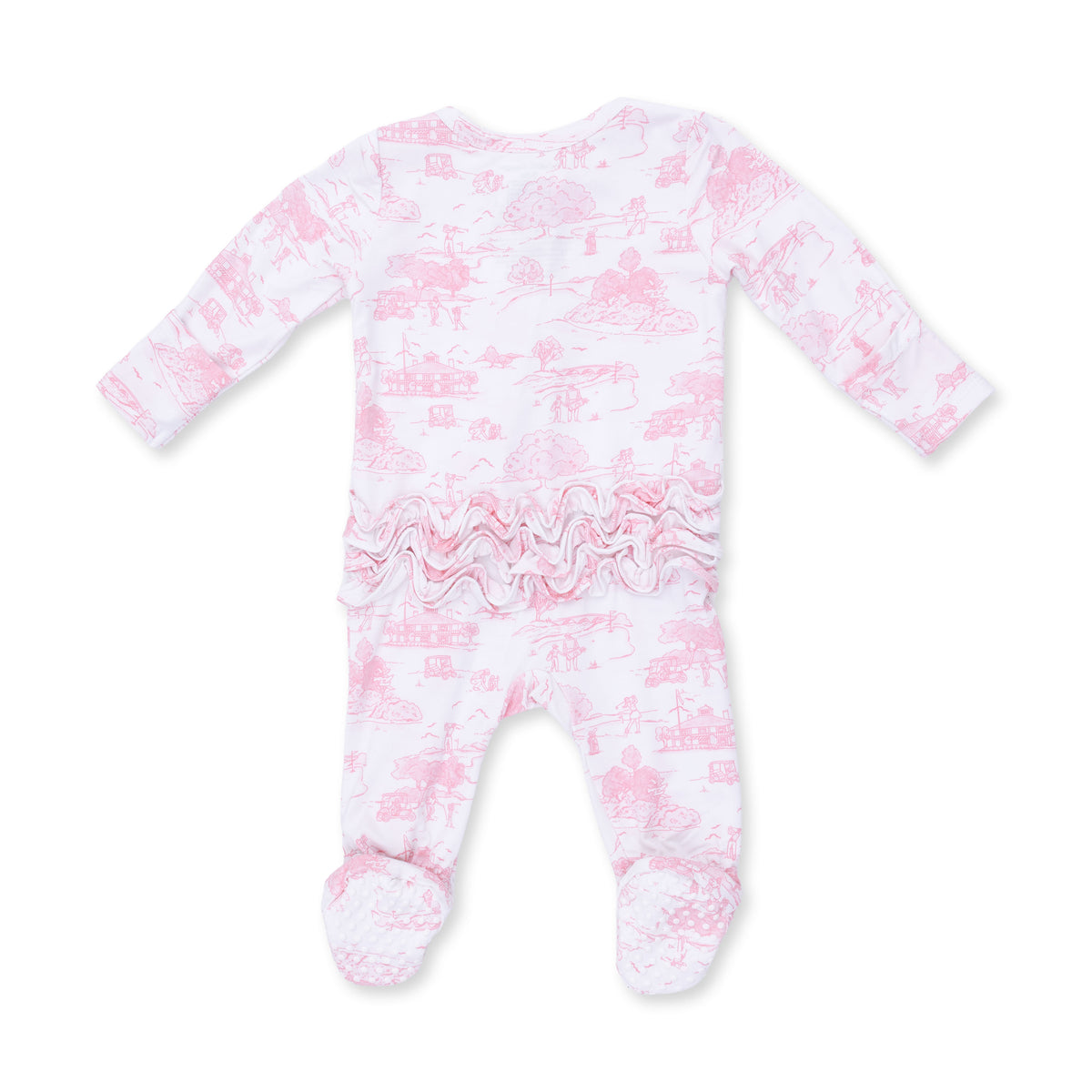 Golf Toile Zip Footie