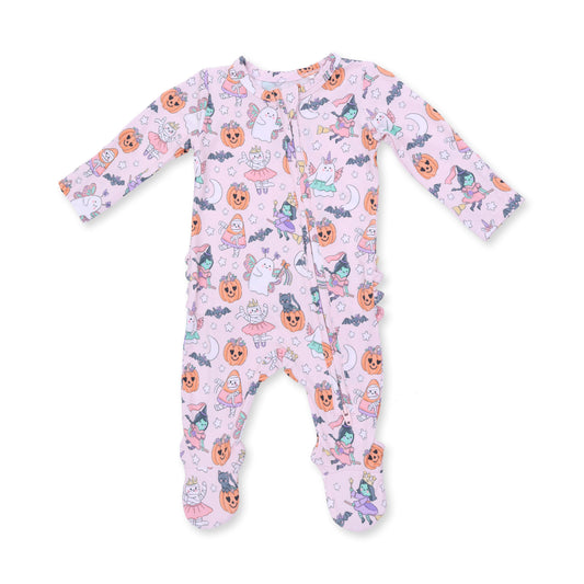 Halloween Monster Zip Footie