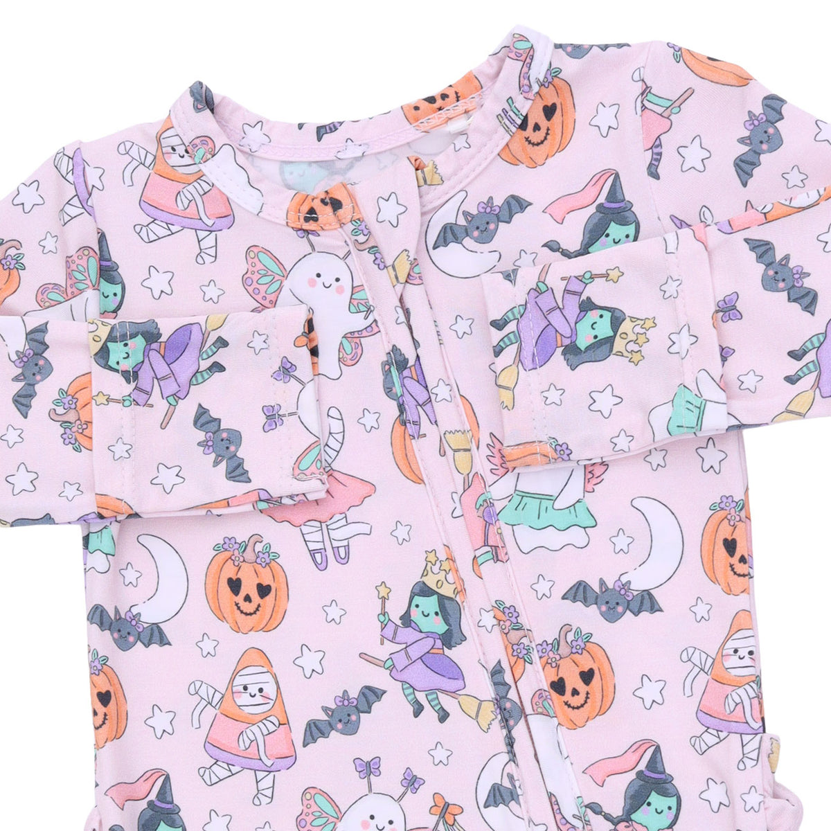 Halloween Monster Zip Footie