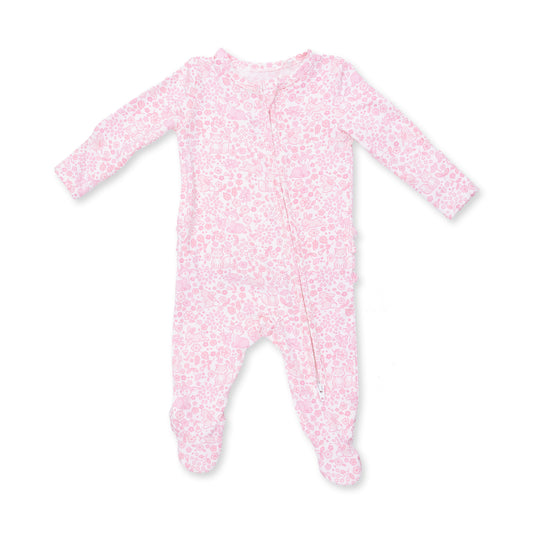 Baby Woodland Zip Footie