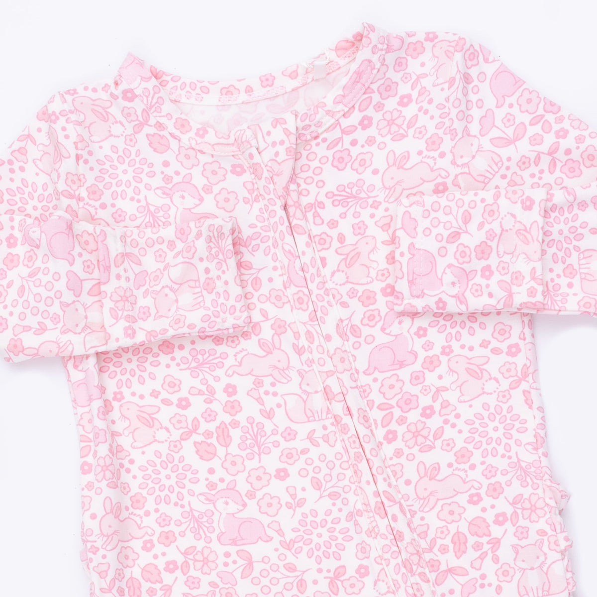 Baby Woodland Zip Footie