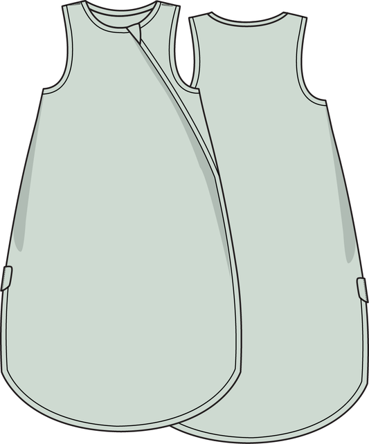 Solid Milky Green Sleep Bag